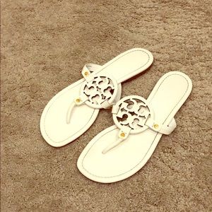 Tory Burch logo sandals